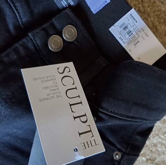 Juniors Black Ylvette Denim Jeans - Picture 4 of 4